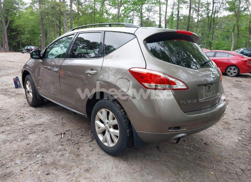 Photo 3 of 2011 Nissan Murano SL (VIN JN8AZ1MW0BW152606)