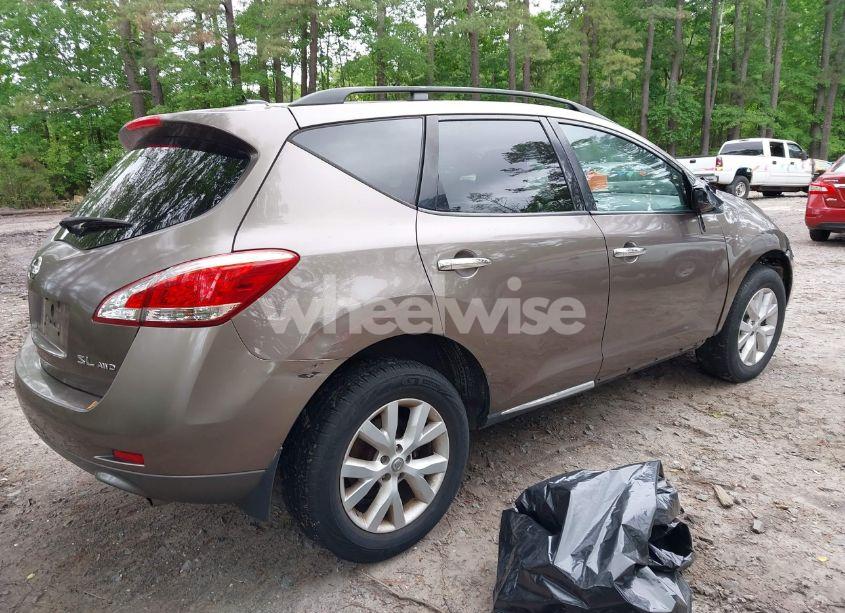 Photo 4 of 2011 Nissan Murano SL (VIN JN8AZ1MW0BW152606)