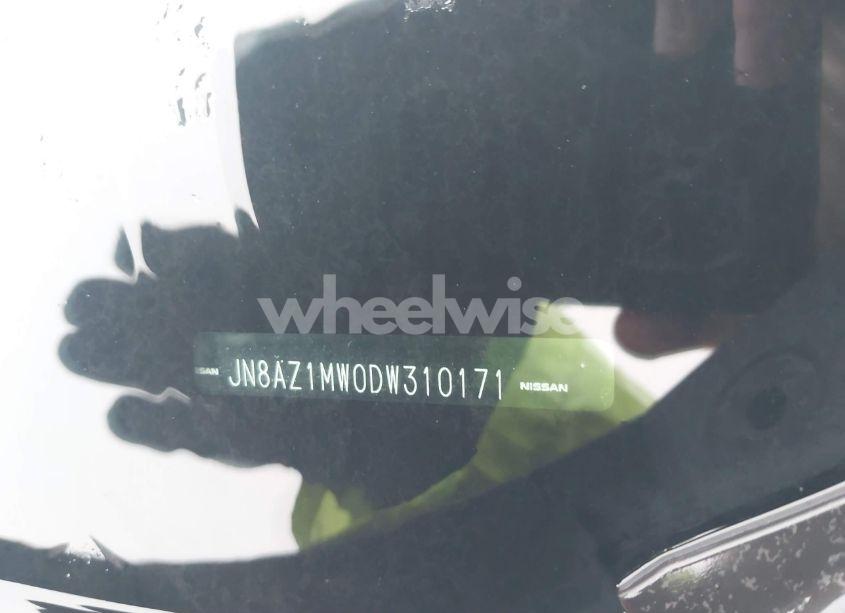 Photo 4 of 2013 Nissan Murano SV (VIN JN8AZ1MW0DW310171)