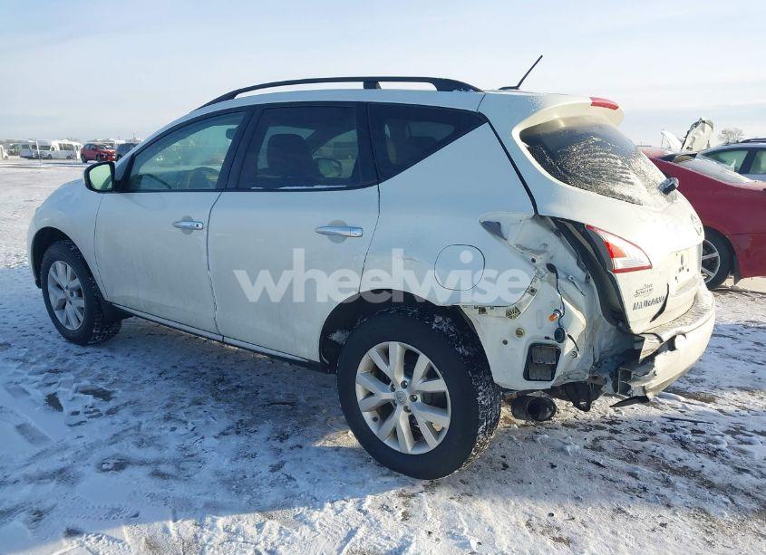 Photo 2 of 2011 Nissan Murano SL (VIN JN8AZ1MW1BW161914)