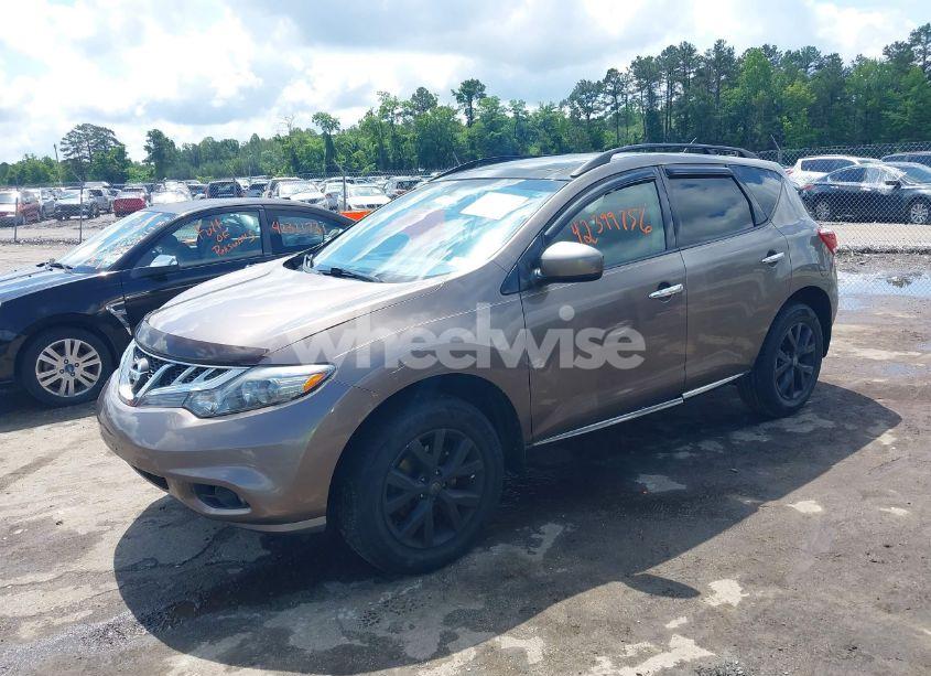 Photo 2 of 2011 Nissan Murano SV (VIN JN8AZ1MW1BW165235)