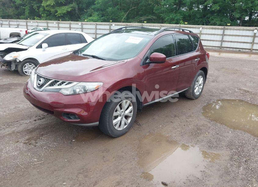 Photo 2 of 2012 Nissan Murano SL (VIN JN8AZ1MW1CW213141)