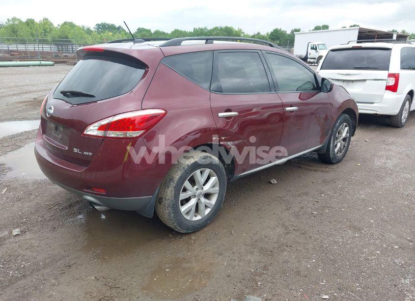 Photo 4 of 2012 Nissan Murano SL (VIN JN8AZ1MW1CW213141)