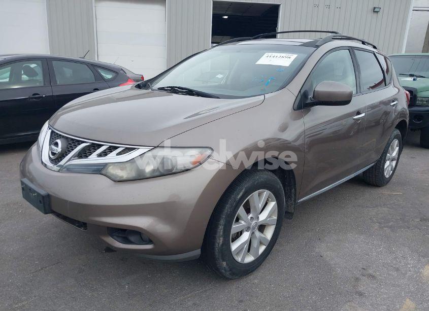 Photo 2 of 2011 Nissan Murano SV (VIN JN8AZ1MW2BW170248)