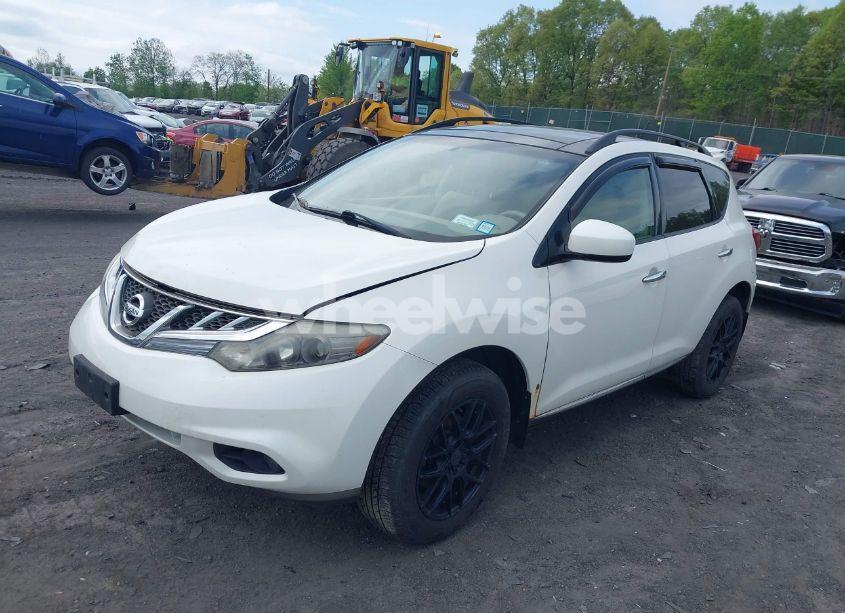 Photo 2 of 2012 Nissan Murano SV (VIN JN8AZ1MW2CW203024)