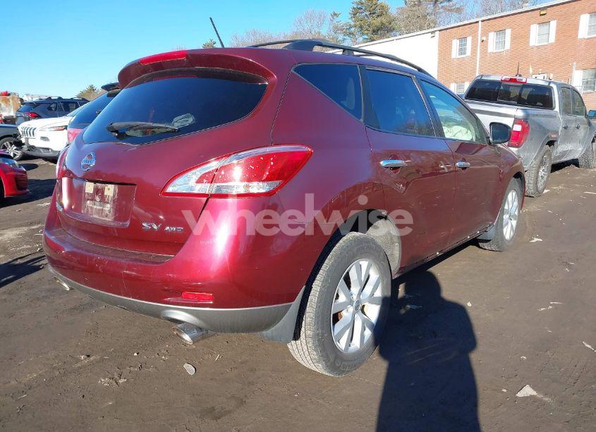 2012 Nissan Murano SV (VIN JN8AZ1MW2CW215366) main photo