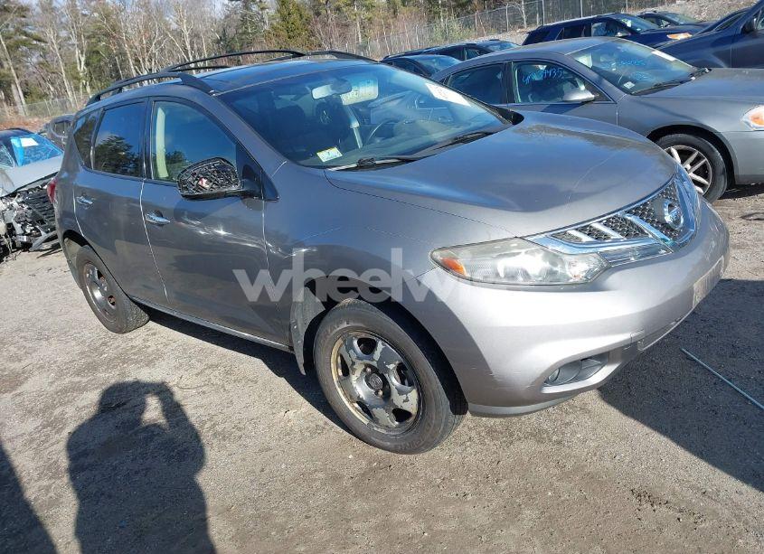 2012 Nissan Murano SV (VIN JN8AZ1MW2CW229073) main photo