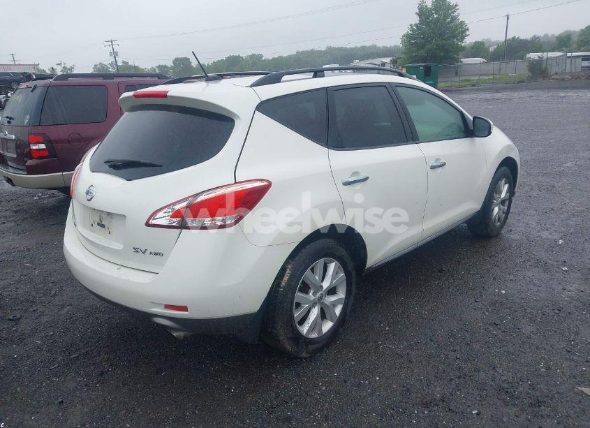 Photo 4 of 2011 Nissan Murano SV (VIN JN8AZ1MW3BW152714)