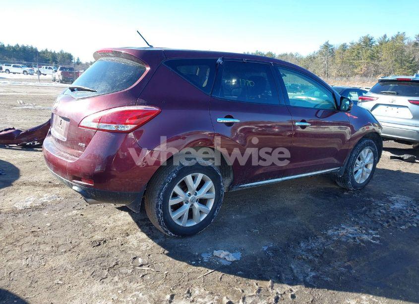 2012 Nissan Murano S (VIN JN8AZ1MW3CW200617) main photo