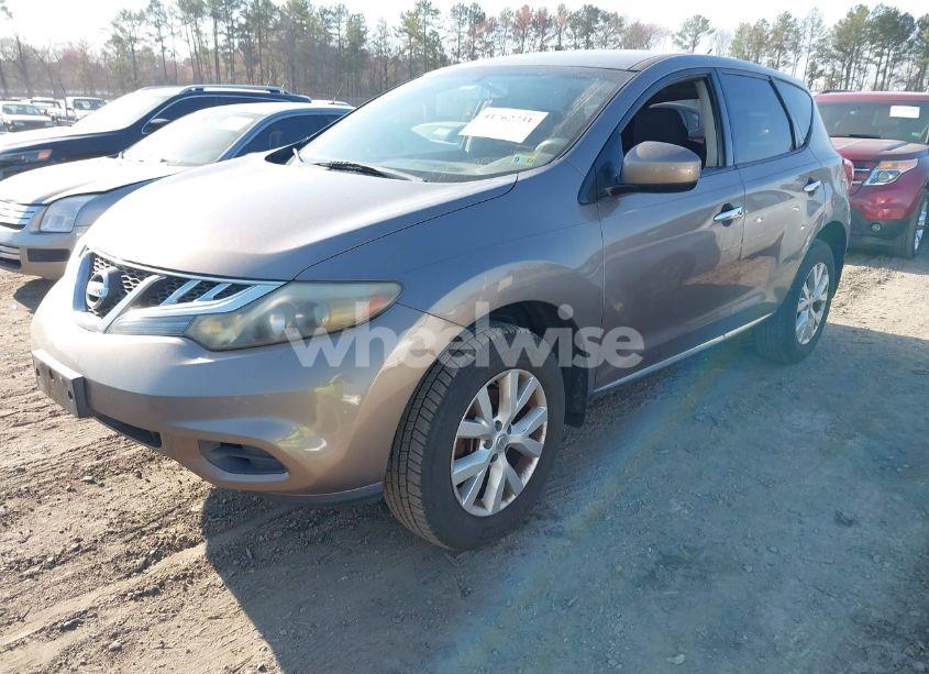 Photo 2 of 2012 Nissan Murano S (VIN JN8AZ1MW3CW239465)