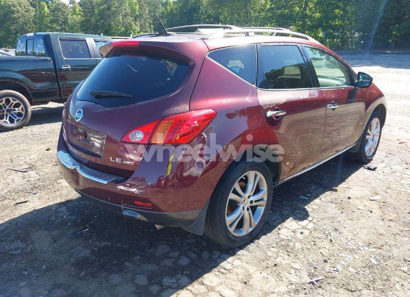 Photo 4 of 2010 Nissan Murano LE (VIN JN8AZ1MW4AW100300)