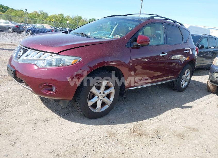 Photo 2 of 2010 Nissan Murano SL (VIN JN8AZ1MW4AW114813)