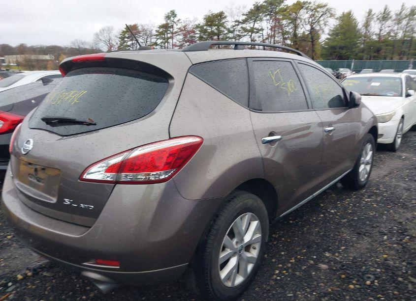 Photo 2 of 2011 Nissan Murano SL (VIN JN8AZ1MW4BW164211)