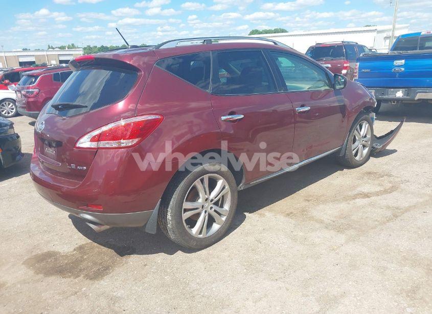 Photo 4 of 2011 Nissan Murano LE (VIN JN8AZ1MW4BW178559)