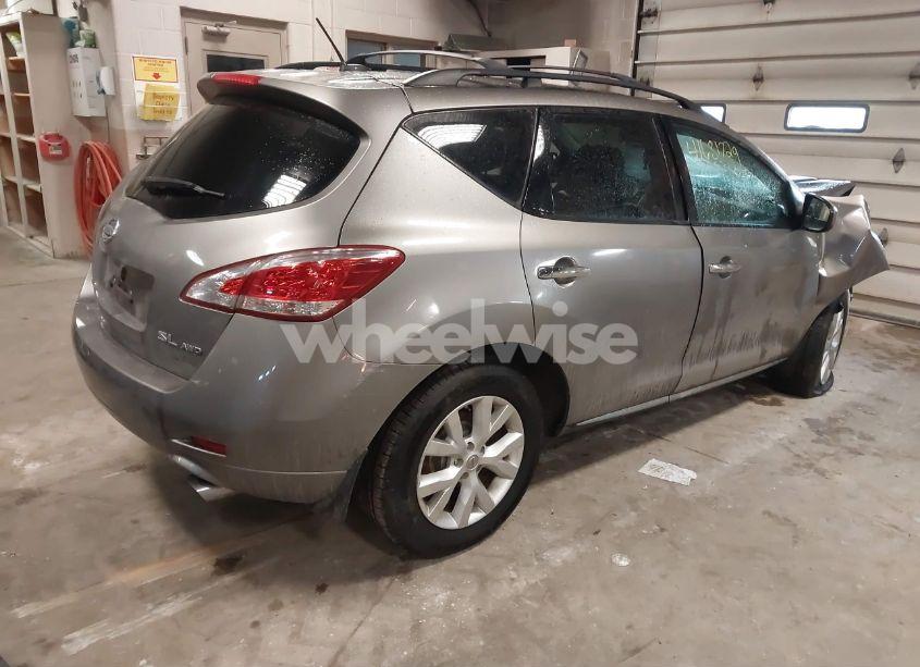 Photo 2 of 2012 Nissan Murano SL (VIN JN8AZ1MW4CW205342)