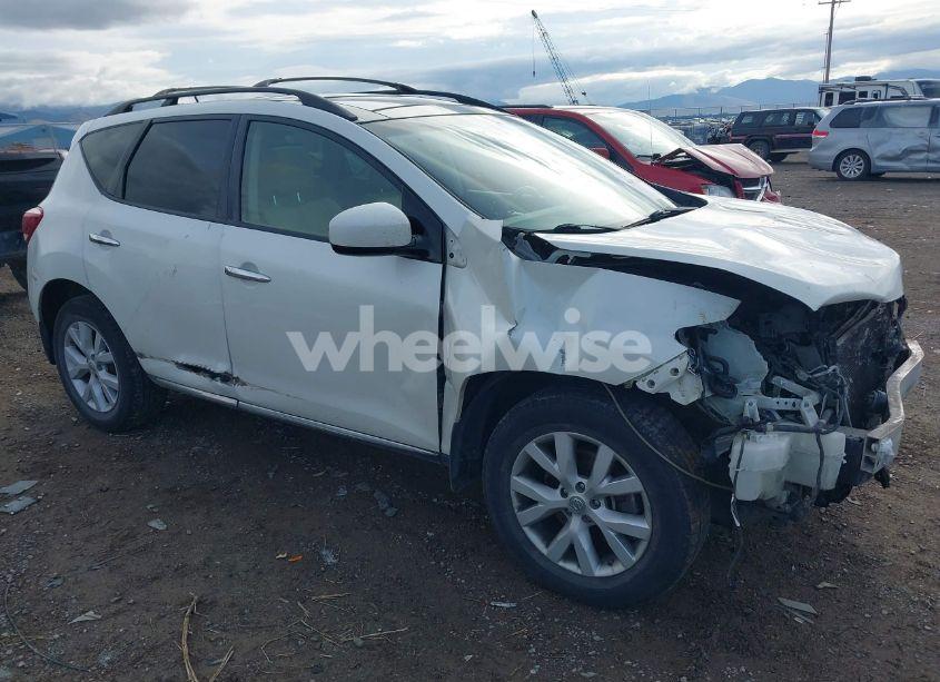 2012 Nissan Murano SL (VIN JN8AZ1MW4CW227051) main photo