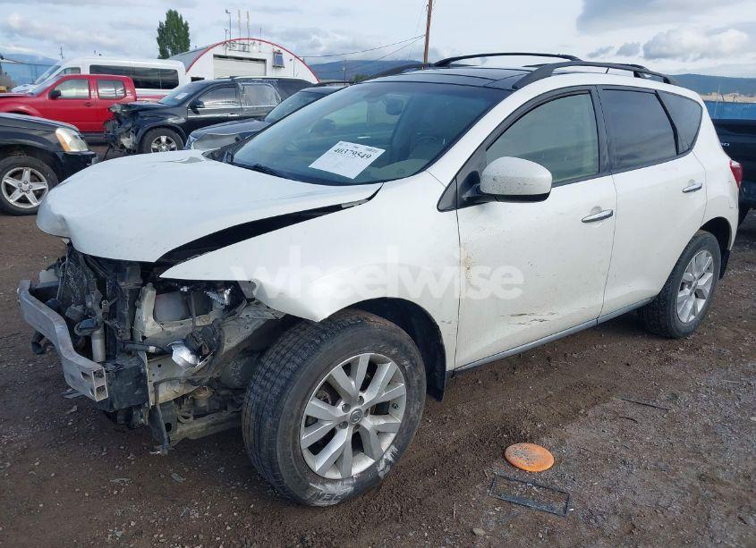 Photo 2 of 2012 Nissan Murano SL (VIN JN8AZ1MW4CW227051)