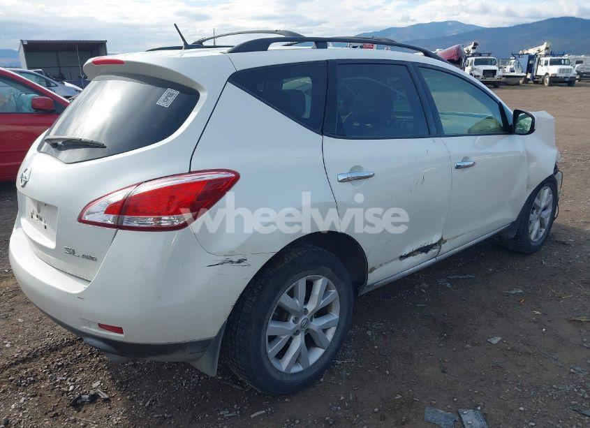 Photo 4 of 2012 Nissan Murano SL (VIN JN8AZ1MW4CW227051)