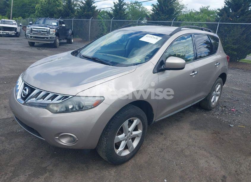 Photo 2 of 2010 Nissan Murano SL (VIN JN8AZ1MW5AW129109)