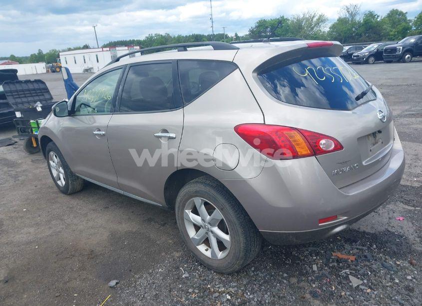 Photo 3 of 2010 Nissan Murano SL (VIN JN8AZ1MW5AW129109)