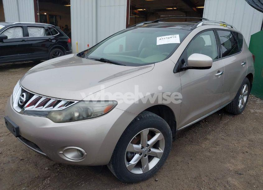 Photo 2 of 2010 Nissan Murano SL (VIN JN8AZ1MW5AW136528)