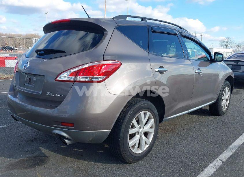 Photo 2 of 2011 Nissan Murano SL (VIN JN8AZ1MW5BW180689)