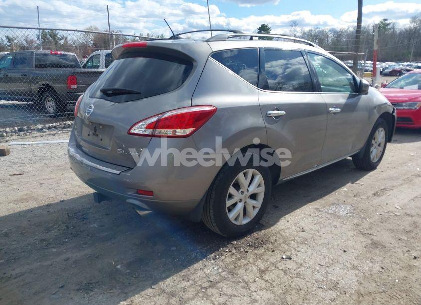 Photo 4 of 2011 Nissan Murano SL (VIN JN8AZ1MW5BW186007)