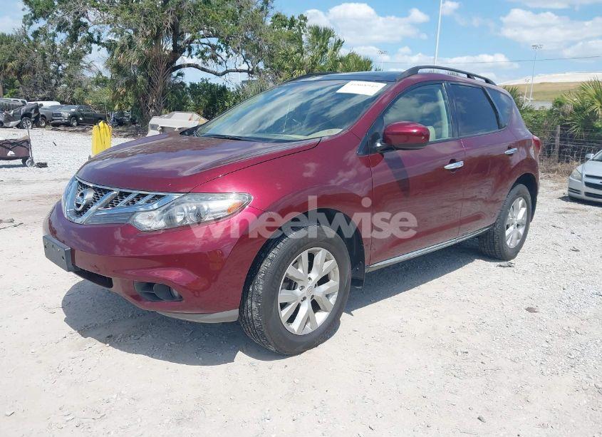 Photo 2 of 2012 Nissan Murano S/SL/LE (VIN JN8AZ1MW5CW210727)