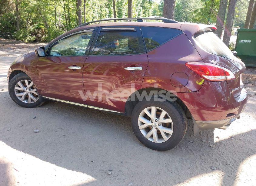 Photo 3 of 2012 Nissan Murano SV (VIN JN8AZ1MW5CW211442)