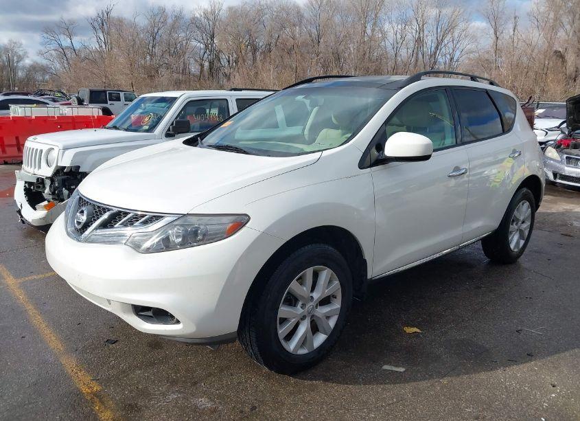 Photo 2 of 2012 Nissan Murano SV (VIN JN8AZ1MW5CW214339)