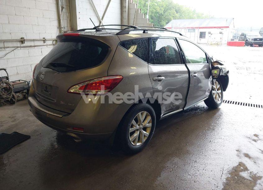 Photo 4 of 2012 Nissan Murano SL (VIN JN8AZ1MW5CW229083)