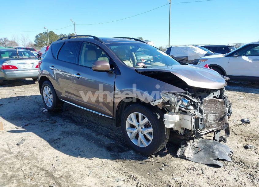 2012 Nissan Murano SL (VIN JN8AZ1MW5CW234106) main photo