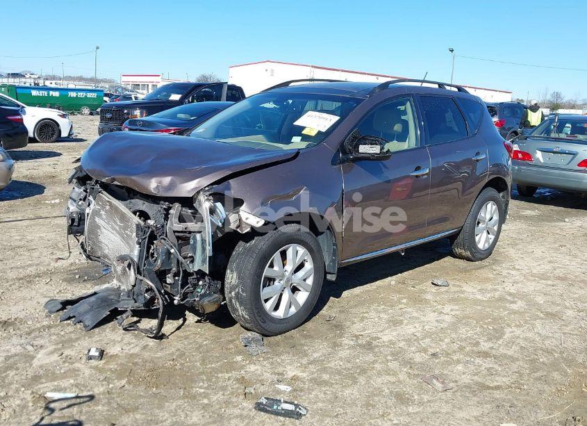 Photo 2 of 2012 Nissan Murano SL (VIN JN8AZ1MW5CW234106)