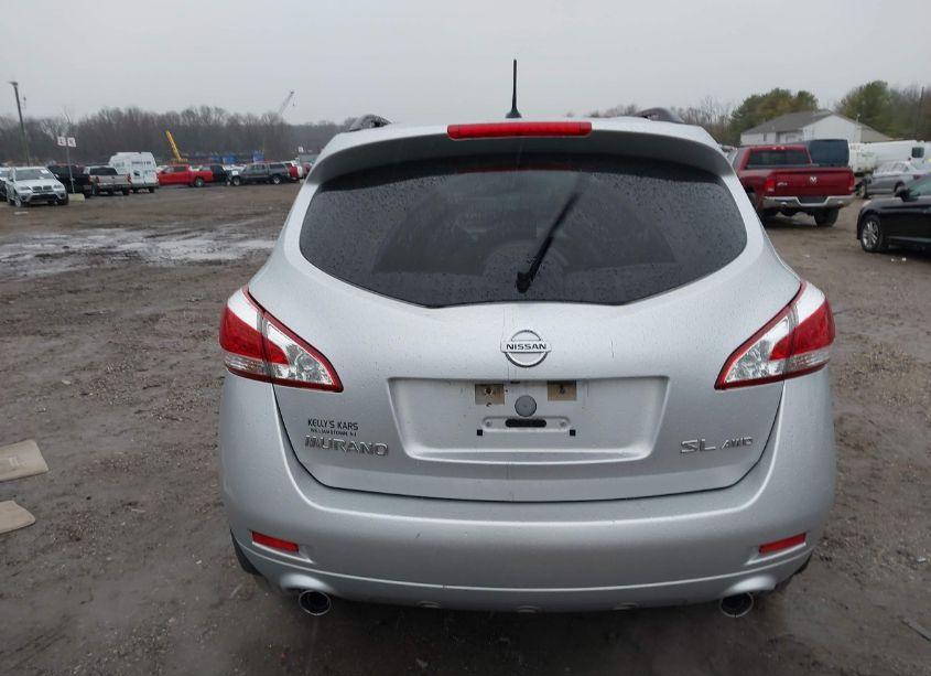 Photo 4 of 2012 Nissan Murano SL (VIN JN8AZ1MW5CW235952)