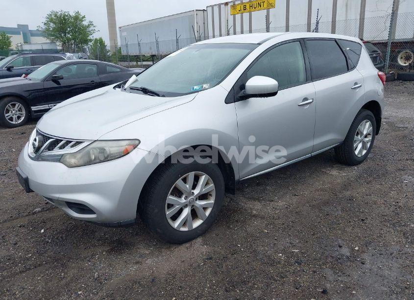 Photo 2 of 2011 Nissan Murano S (VIN JN8AZ1MW6BW166736)