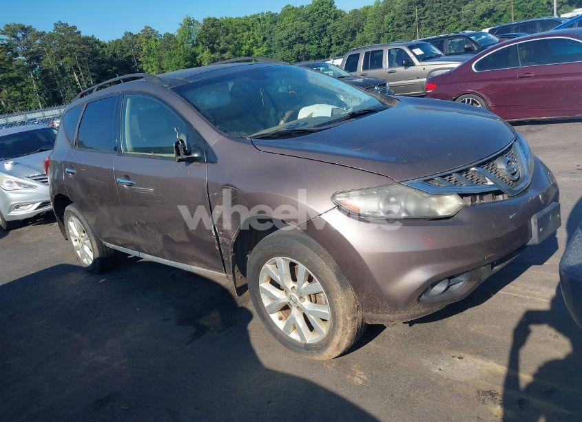 2011 Nissan Murano SL (VIN JN8AZ1MW6BW169782) main photo