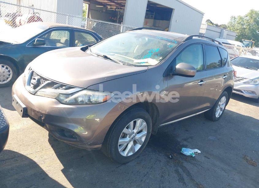 Photo 2 of 2011 Nissan Murano SL (VIN JN8AZ1MW6BW169782)