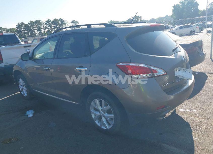 Photo 3 of 2011 Nissan Murano SL (VIN JN8AZ1MW6BW169782)