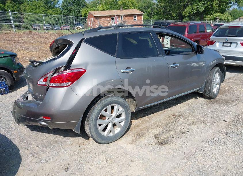 Photo 4 of 2012 Nissan Murano SL (VIN JN8AZ1MW6CW219954)
