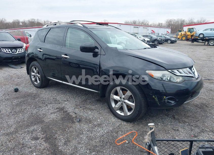 2010 Nissan Murano SL (VIN JN8AZ1MW7AW121853) main photo