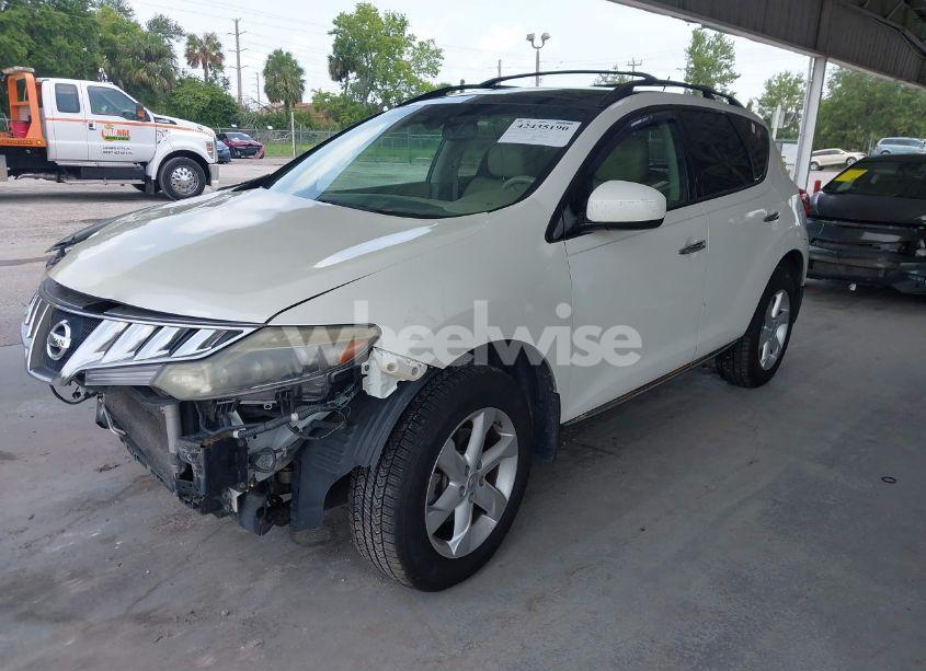 Photo 2 of 2010 Nissan Murano SL (VIN JN8AZ1MW7AW139740)