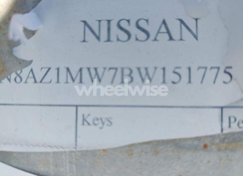 Photo 4 of 2011 Nissan Murano SL (VIN JN8AZ1MW7BW151775)