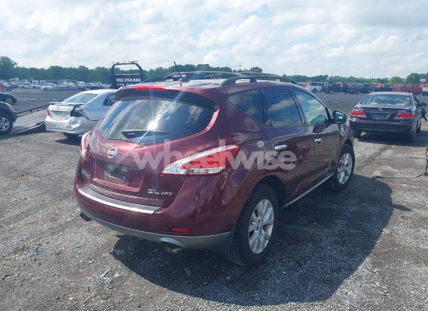Photo 4 of 2011 Nissan Murano SL (VIN JN8AZ1MW7BW183853)