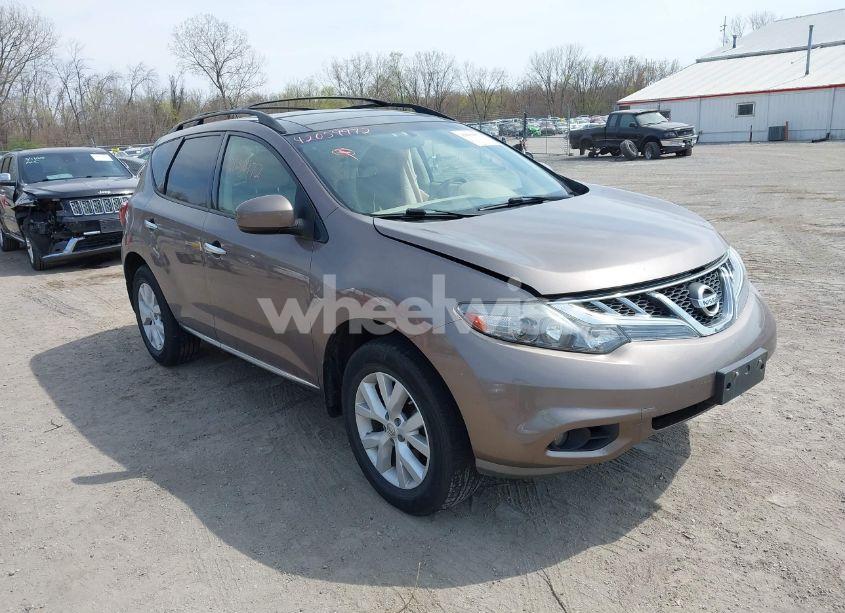 2012 Nissan Murano SV (VIN JN8AZ1MW7CW214889) main photo