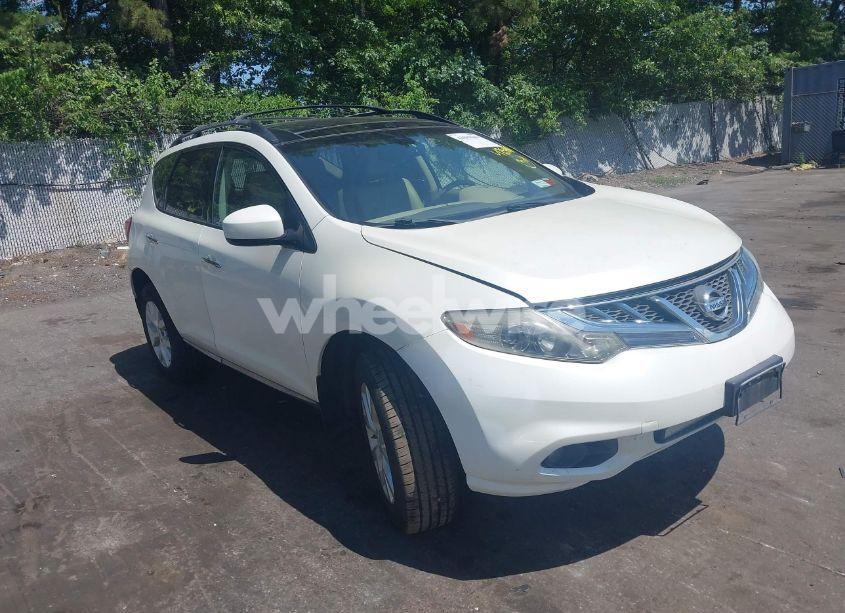 2012 Nissan Murano SL (VIN JN8AZ1MW7CW227738) main photo