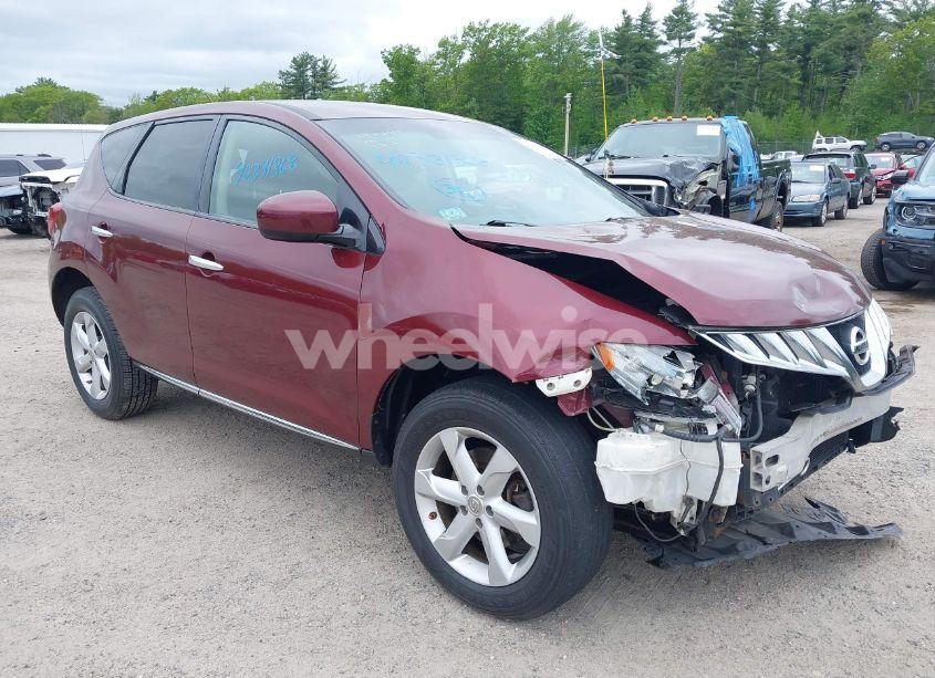 2010 Nissan Murano S (VIN JN8AZ1MW8AW140427) main photo