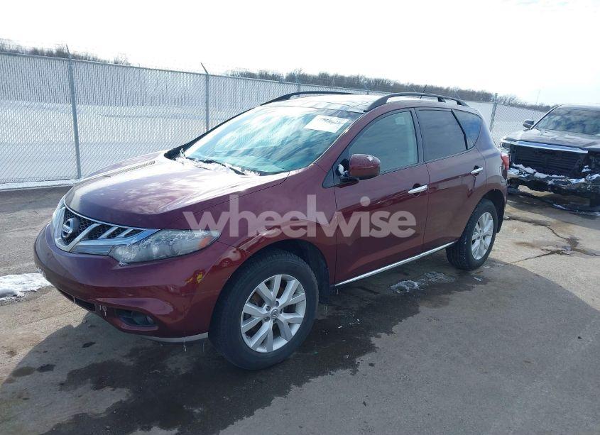 Photo 2 of 2011 Nissan Murano SV (VIN JN8AZ1MW8BW164549)