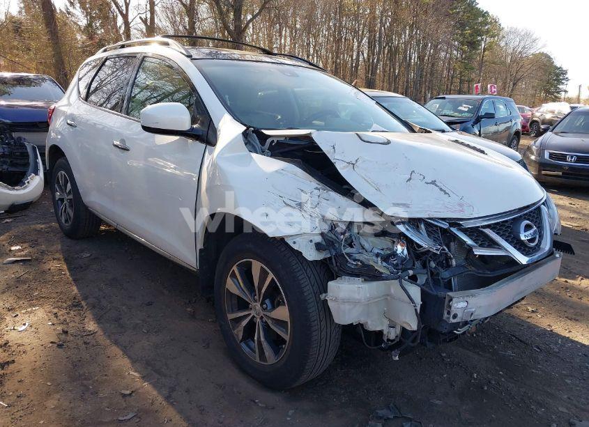 2012 Nissan Murano LE (VIN JN8AZ1MW8CW205344) main photo