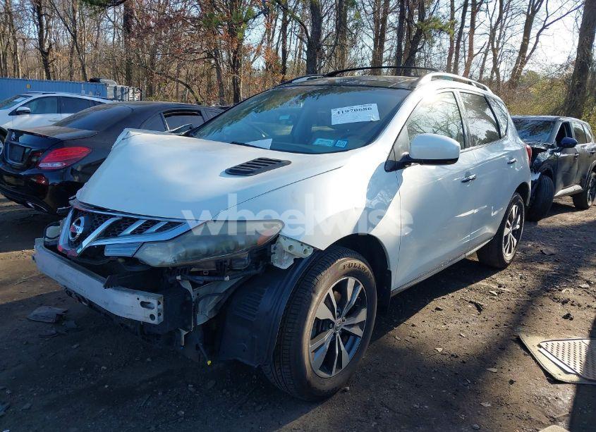 Photo 2 of 2012 Nissan Murano LE (VIN JN8AZ1MW8CW205344)