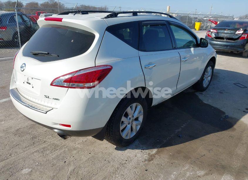 Photo 2 of 2012 Nissan Murano SL (VIN JN8AZ1MW8CW206431)